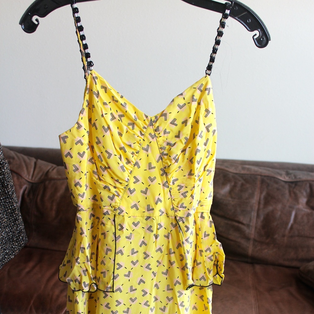 Anna Sui flirty peplum dress
